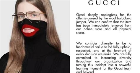 gucci blackface apology letter|Gucci apologises for women's jumper that 'resembles blackface'.